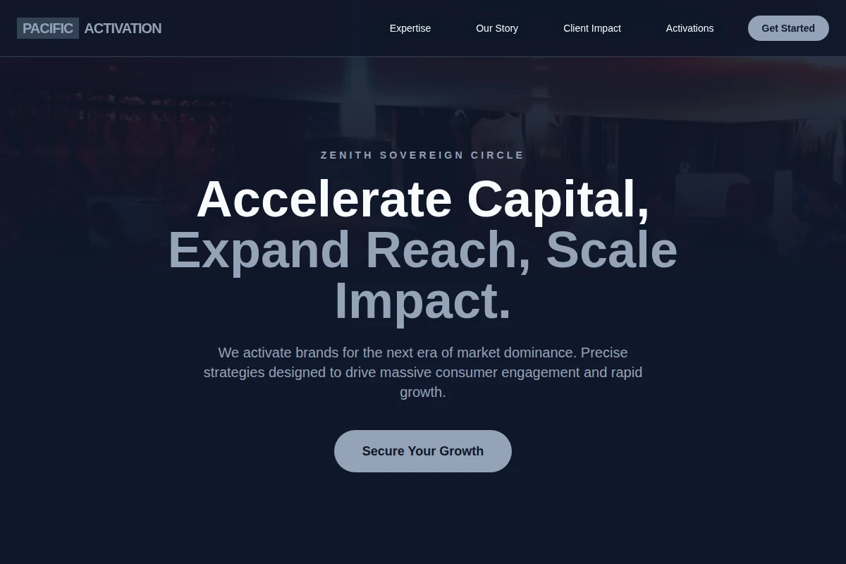 Pacific Brand Activation